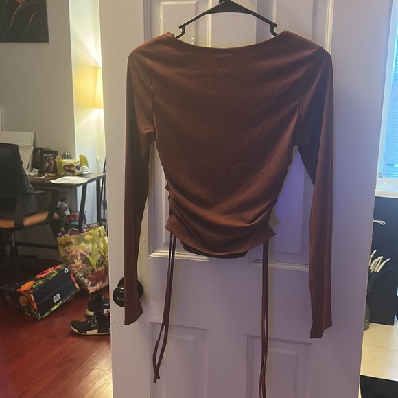 Shein Long Sleeve Crop Top - Picture 7 of 7